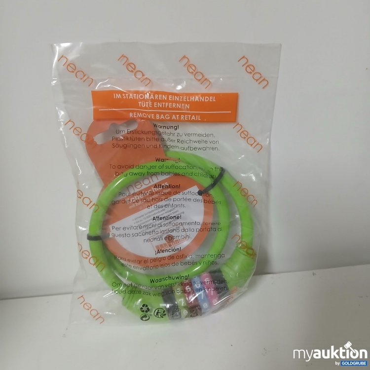 Artikel Nr. 917945: Nean Kabelschloss mit Zahlenkombination 10x650mm