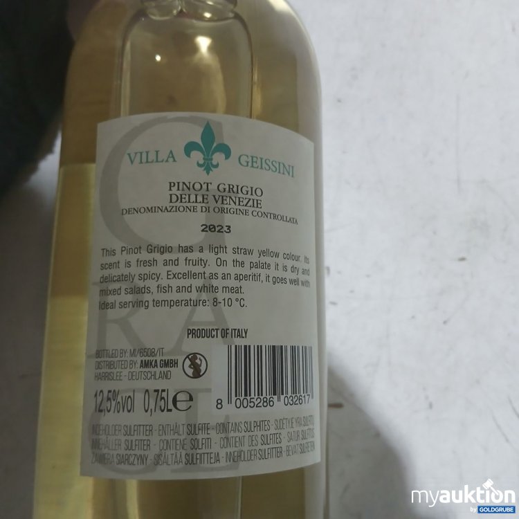 Artikel Nr. 958945 Artikel Nr. 958945: Villa Geissini Pinot Grigio Delle Venezie 0.75 l
