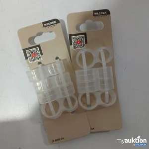 Auktion WAGNER Türklinken- / Fensterpuffer DOPPELRING 2 x 4 Stk. transparent