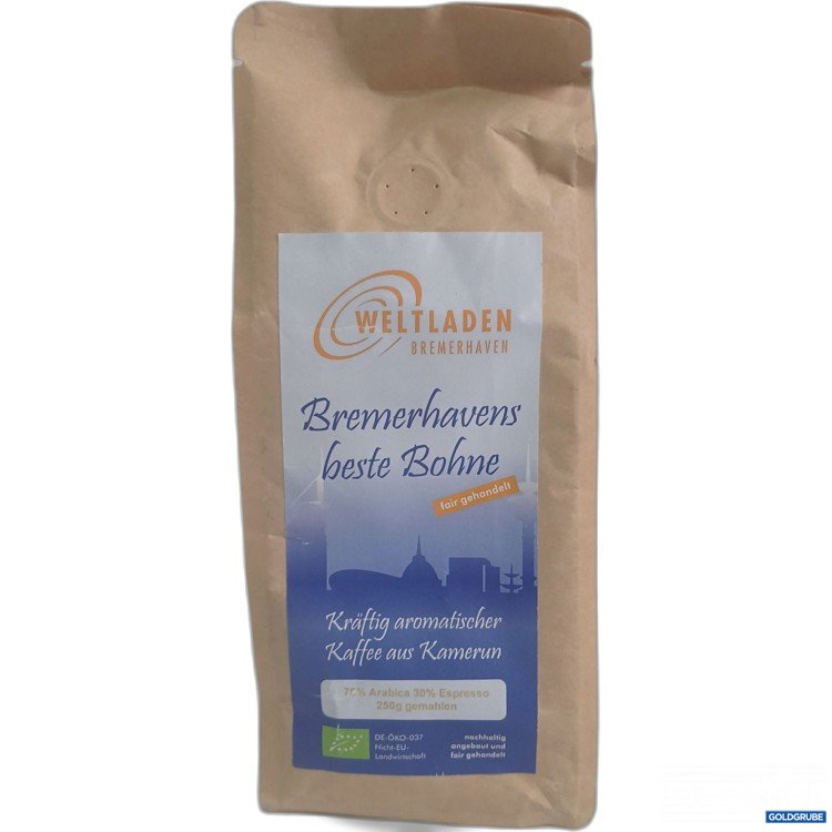 Artikel Nr. 444946: Weltladen Bremerhavens beste Bohne 70% Arabica 30%Espresso 250g 