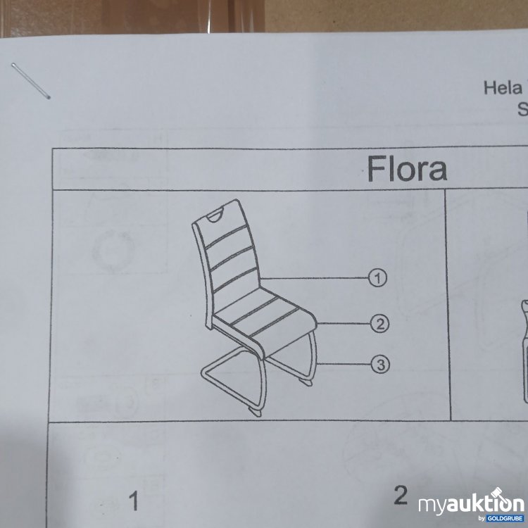 Artikel Nr. 467946 Artikel Nr. 467946: Flora Stuhl grün gepolstert