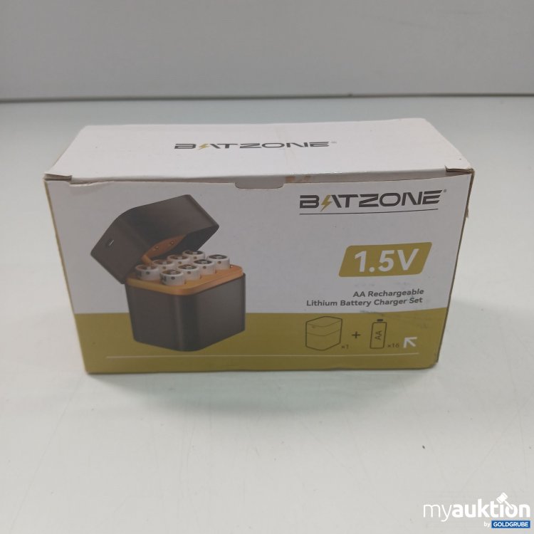 Artikel Nr. 873946 Artikel Nr. 873946: Batzone 1.5V AA Rechargeable Lithium Battery Charger Set