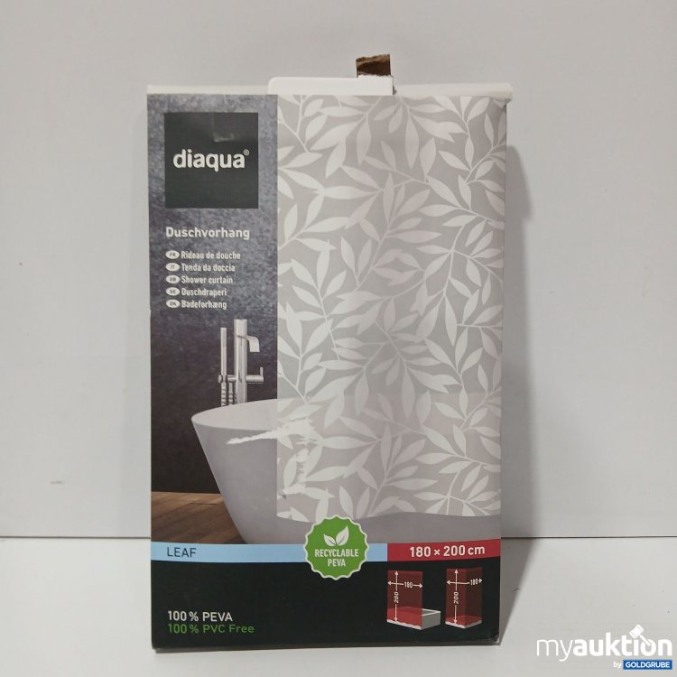 Artikel Nr. 904946: Diaqua Duschvorhang Leaf 180x200cm 