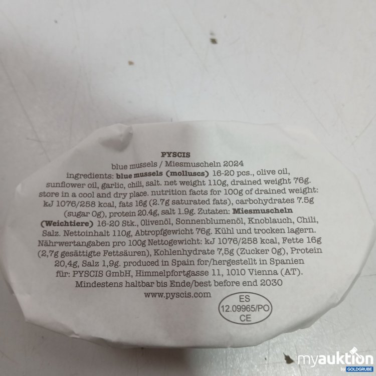 Artikel Nr. 957946: Blue mussels in Spicy Sauce