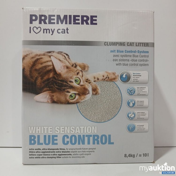 Artikel Nr. 976946 Artikel Nr. 976946: Premiere White Sensation Blue Control Katzenstreu 8.4kg