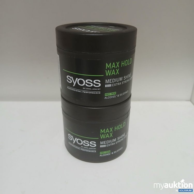 Artikel Nr. 981946 Artikel Nr. 981946: syoss Max Hold Wax Medium Shine Extra Strong