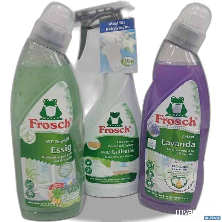 Artikel Nr. 985946 Artikel Nr. 985946: Frosch WC-Reiniger Essig Flecken- & Vorwasch-Spray wie Gallseife Gel WC Lavanda
