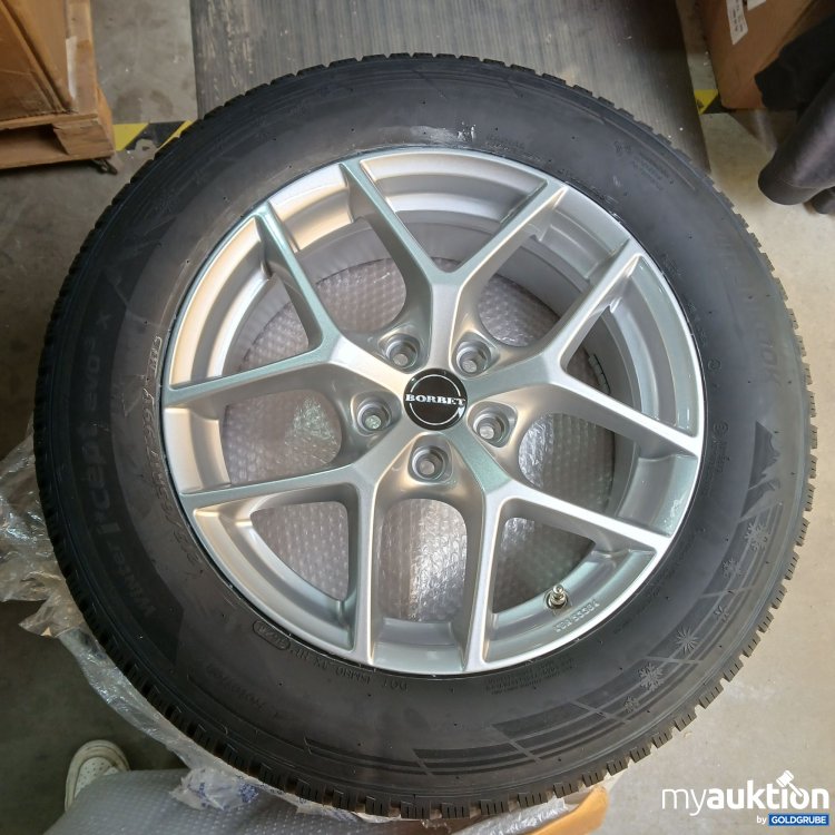 Artikel Nr. 443947 Artikel Nr. 443947: Hankook Winter-Reifen 215/65R17 99V auf Borbet Alufelge in Silber