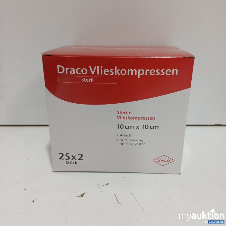 Artikel Nr. 446947 Artikel Nr. 446947: Draco Vlieskompressen 10x10cm, 25x2Stück