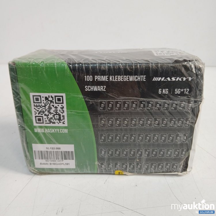 Artikel Nr. 466947 Artikel Nr. 466947: Haskyy 100 Prime Klebegewichte schwarz 6 kg 5 g x 12