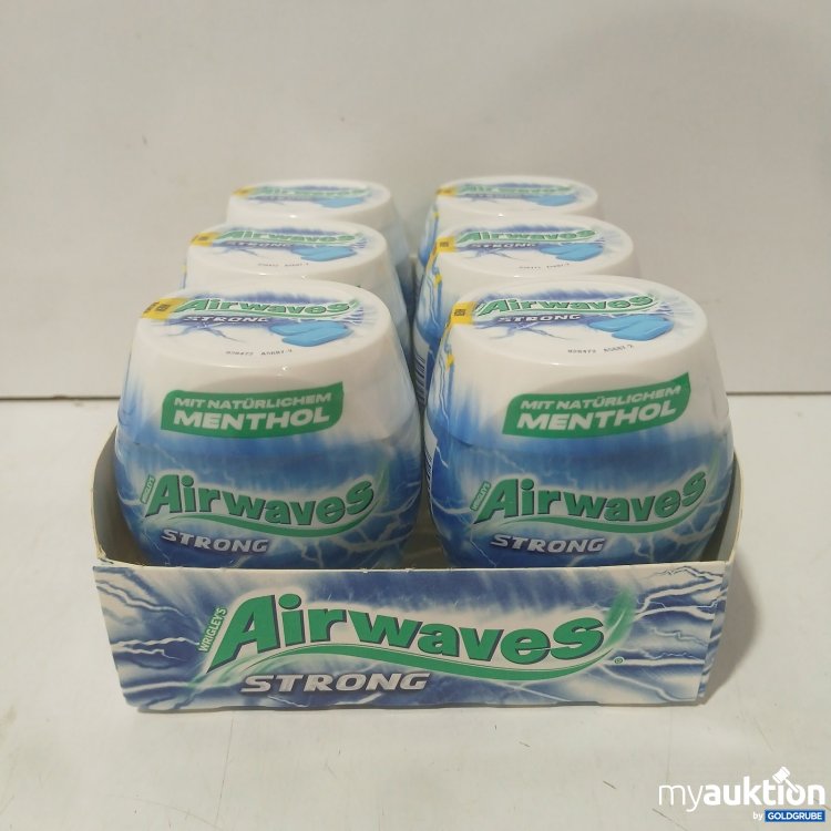 Artikel Nr. 471947 Artikel Nr. 471947: Airwaves Strong Kaugummi 6 x 50 Dragees