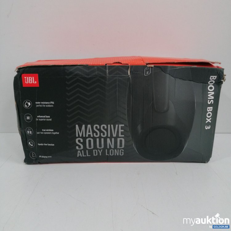 Artikel Nr. 825947 Artikel Nr. 825947: JBL Massive Sound all dy long Booms Box 3