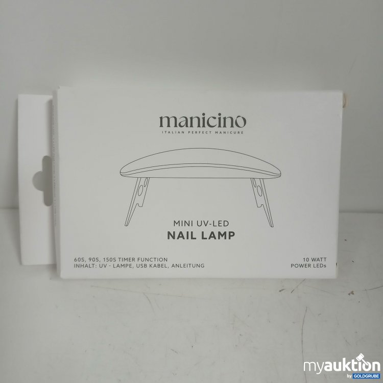 Artikel Nr. 875947 Artikel Nr. 875947: Manicino Mini UV-LED Nail Lamp 10W