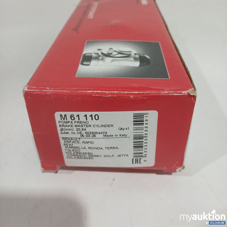 Artikel Nr. 887947 Artikel Nr. 887947: Beurer Brake Master Cylinder M61110