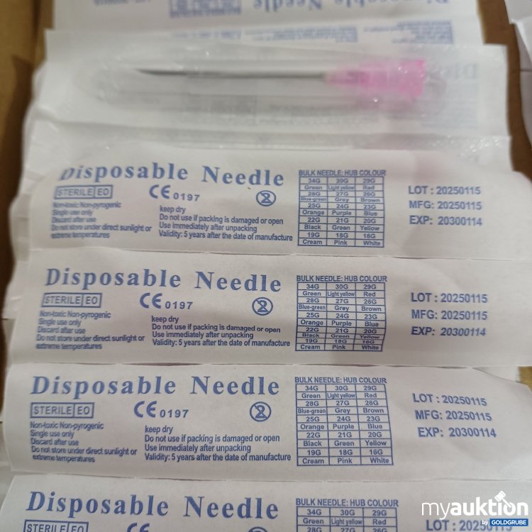 Artikel Nr. 898947: Einwegkanülen, Anzahl unersichtlich