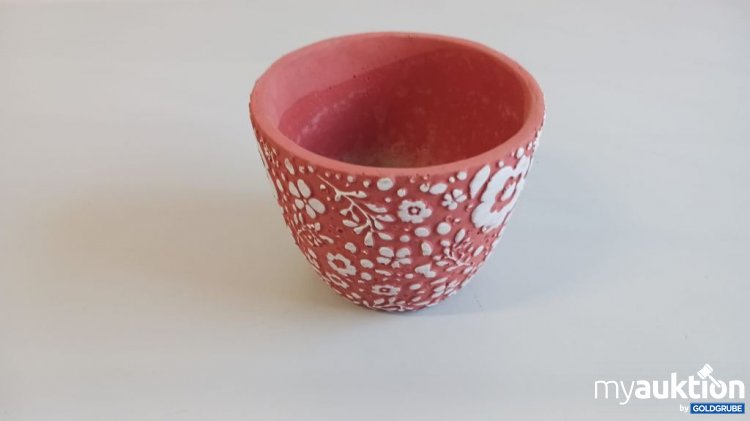 Artikel Nr. 928947: Blumentopf Zement mit Blumenmuster