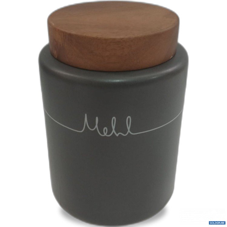 Artikel Nr. 959947: Keramik Vorratsdose grau