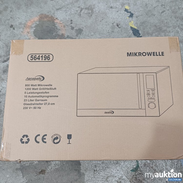 Artikel Nr. 960947: Hanseatic 800W Mikrowelle 564196 