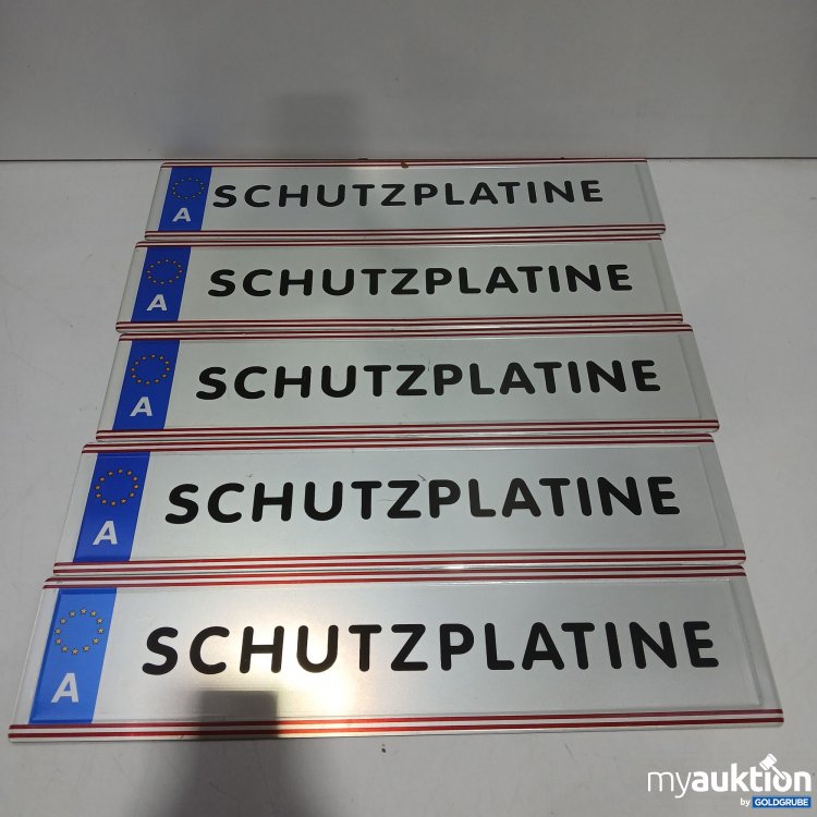 Artikel Nr. 963947: Kennzeichen Österreich: Schutzplatine 5Stk 