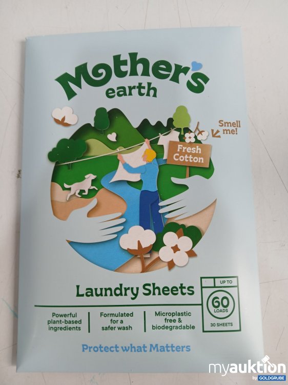 Artikel Nr. 994947 Artikel Nr. 994947: MOTHER'S earth Dishwasher Sheets Fresh Cotton 60 Wäscheladungen
