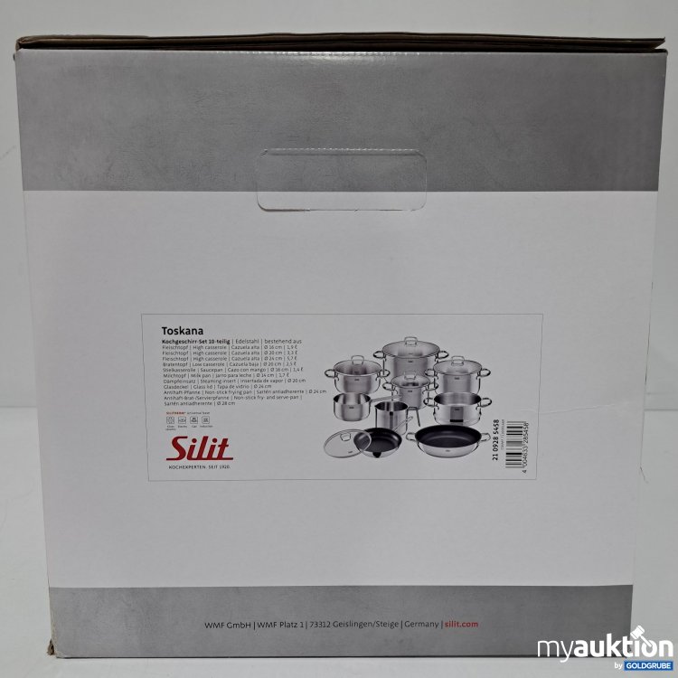 Artikel Nr. 816948 Artikel Nr. 816948: Silit Toskana Kochgeschirr Set 10-teilig Edelstahl
