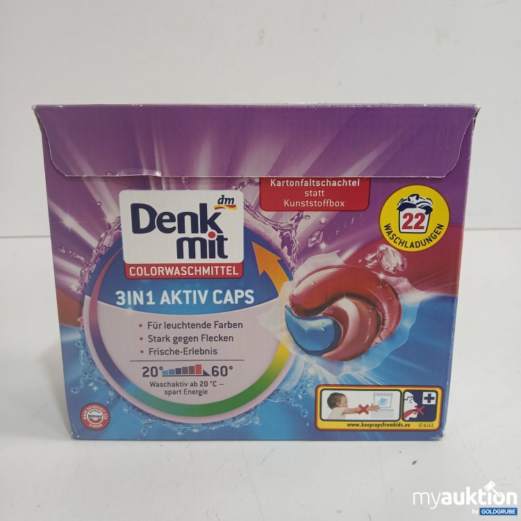 Artikel Nr. 884948: Denk mit Colorwaschmittel 3in1 Aktiv Caps 22x