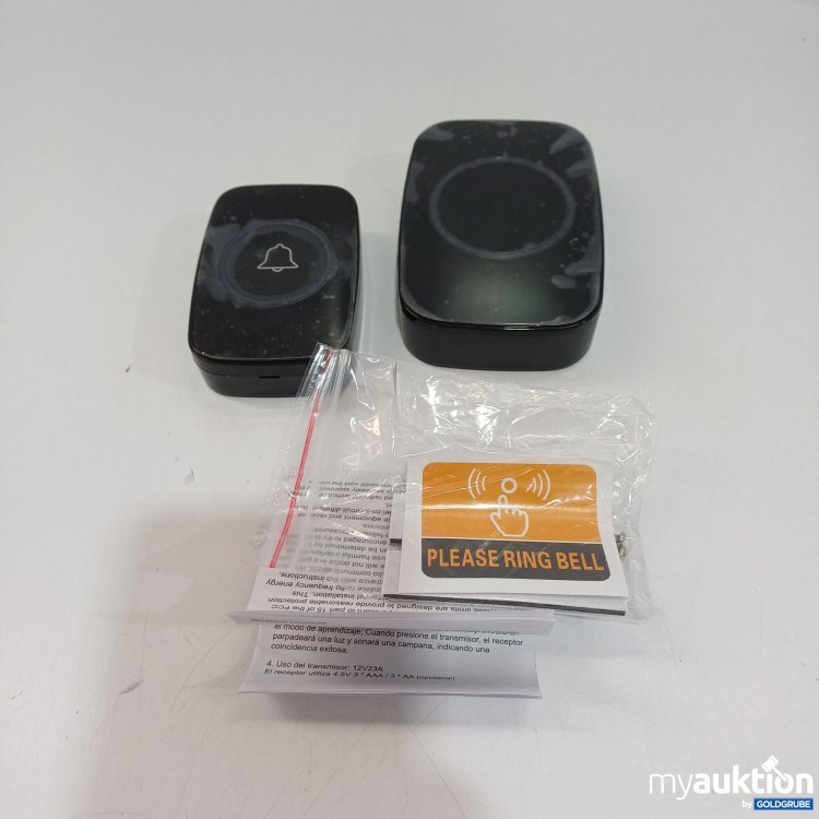 Artikel Nr. 894948: kabellose Türklingel und Empfänger, schwarz