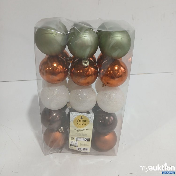 Artikel Nr. 939948 Artikel Nr. 939948: Xmas Baubles Shatterproof 30x ø6cm