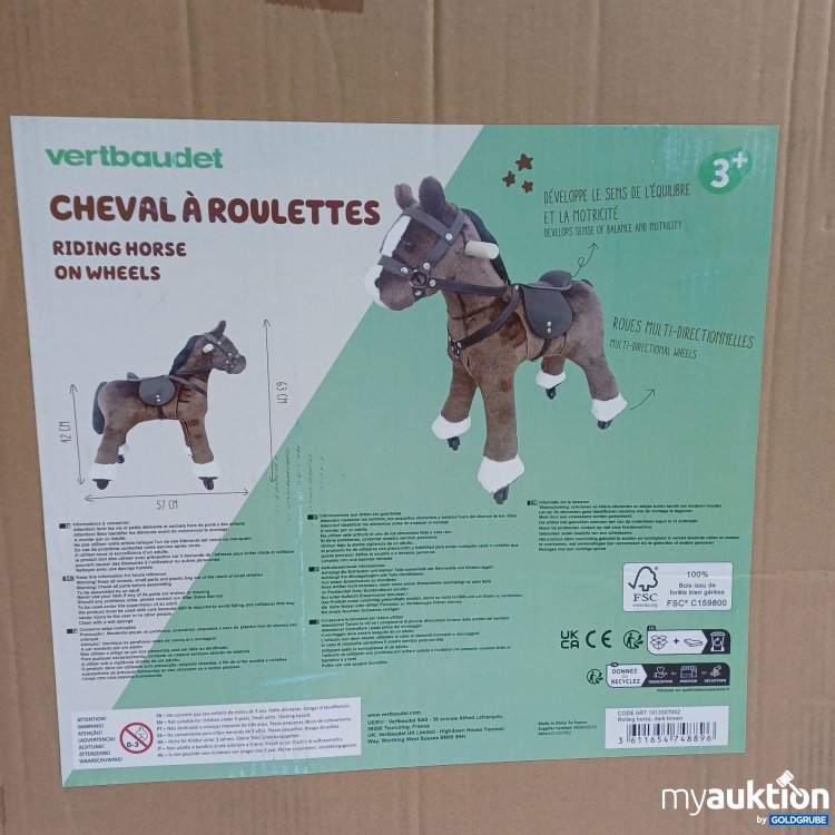 Artikel Nr. 960948: Vertbaudet Riding Horse on wheels 42x57x63cm 