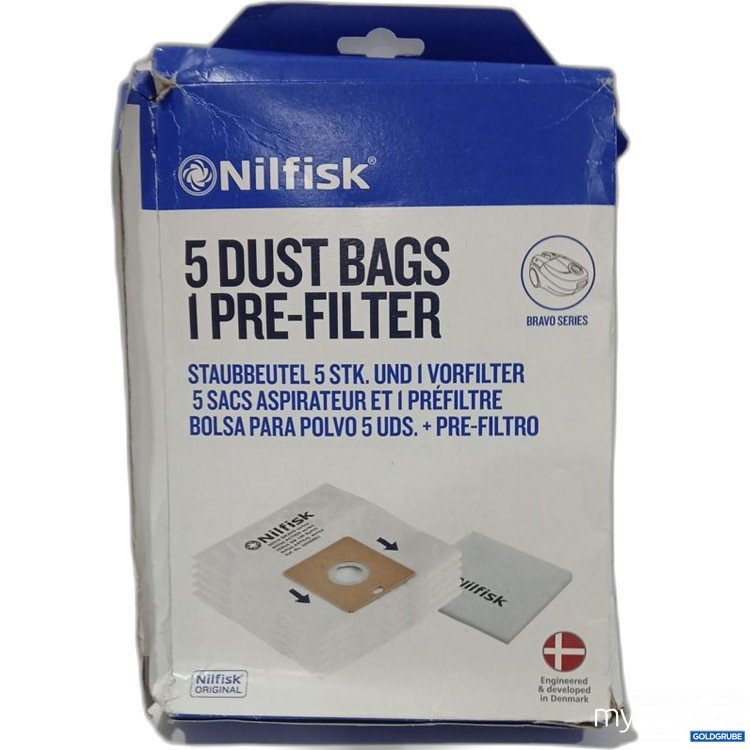 Artikel Nr. 961948: Nilfisk Staubbeutel 5 Stück + Vorfilter