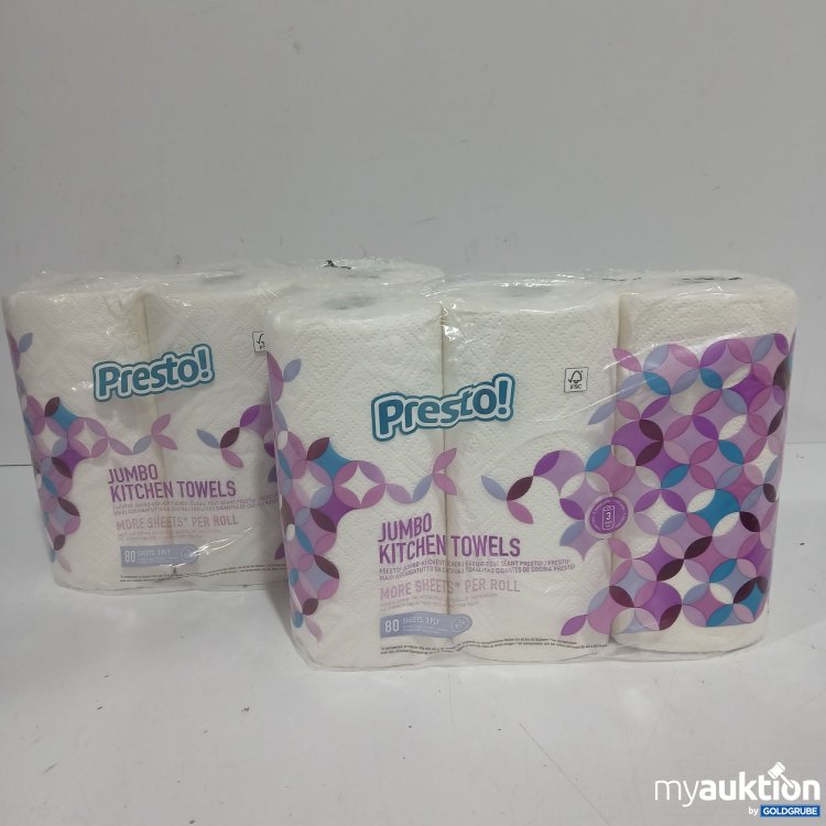 Artikel Nr. 972948 Artikel Nr. 972948: Presto! Jumbo Kitchen Towels 80Sheets je 3Rollen