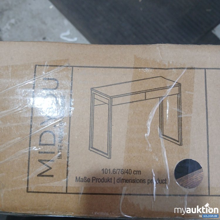 Artikel Nr. 982948: Midyou Schmaler Tisch 101.6/76/40cm  Schwarz/Eichefarben 