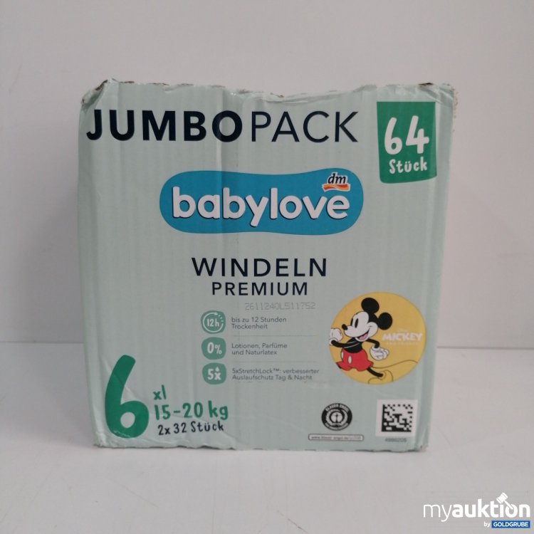 Artikel Nr. 825949 Artikel Nr. 825949: Babylove Jumbo Pack 64 Stk.