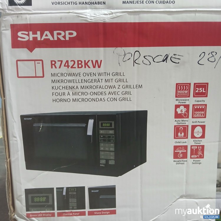 Artikel Nr. 860949: Sharp R742BKW Mikrowelle 