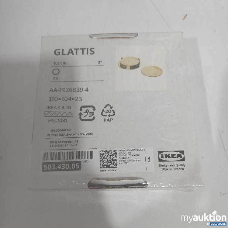 Artikel Nr. 872949: Ikea Glattis 6x 8,5cm 503.430.05 