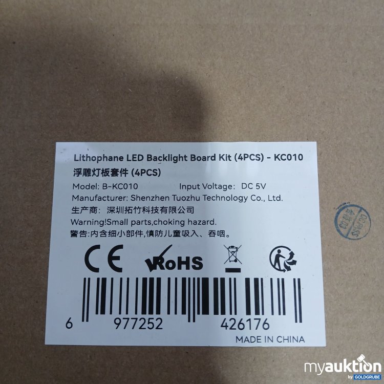 Artikel Nr. 963949: Lithophane LED Blacklight Board Kit 4PCS -KC010