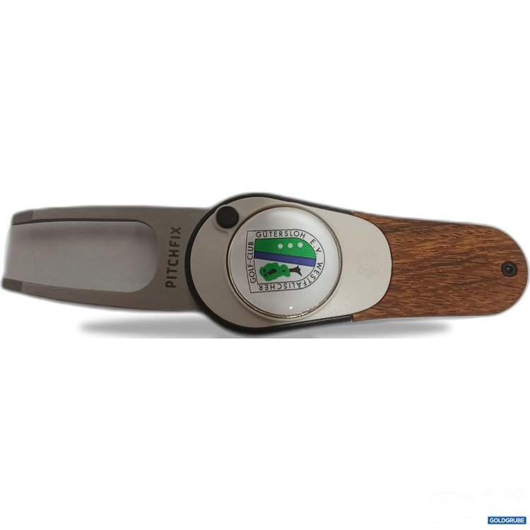 Artikel Nr. 971949 Artikel Nr. 971949: Pitchfix Golfball Marker Holzoptik Mittelbraun