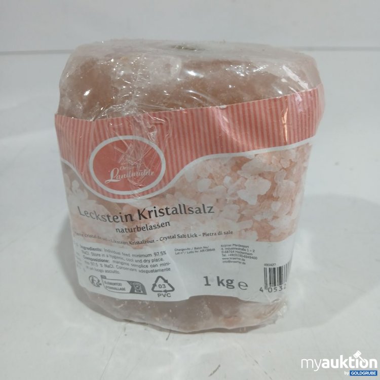 Artikel Nr. 973949 Artikel Nr. 973949: Leckstein Kristallsalz naturbelassen 1 kg