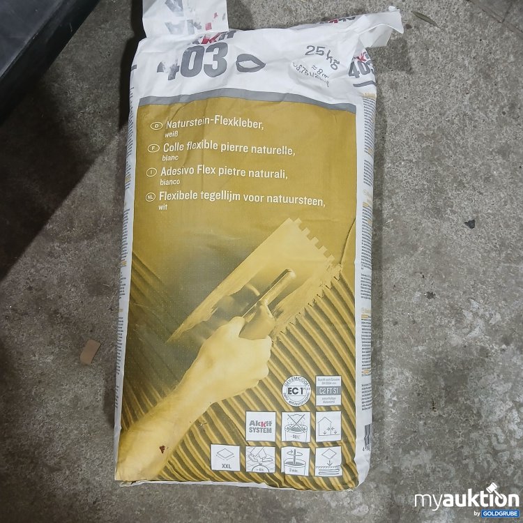 Artikel Nr. 982949: Akkit Naturstein Flexkleber 25kg 403