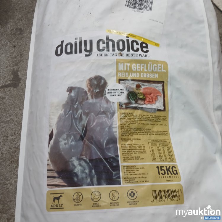 Artikel Nr. 990949 Artikel Nr. 990949: Daily Choice Hundefutter mit Geflügel, Reis & Erbsen 15kg