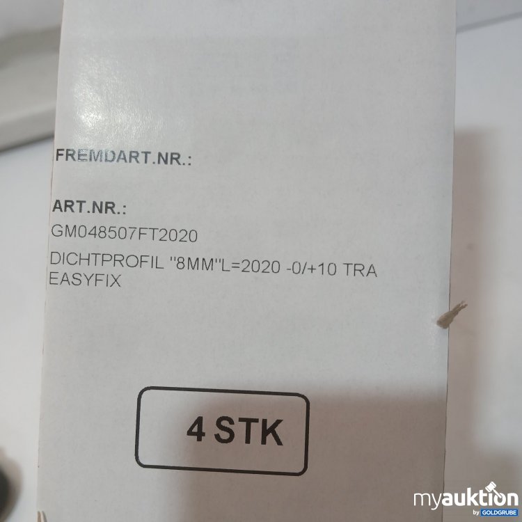 Artikel Nr. 467950 Artikel Nr. 467950: Dichtprofil 8 mm Easyfix