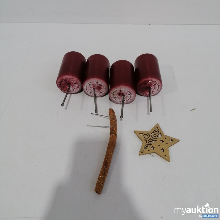 Artikel Nr. 859950 Artikel Nr. 859950: Div. Weihnachtsdeko und Kerzen für Adventkranz