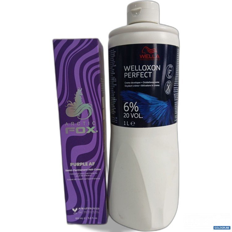 Artikel Nr. 994950 Artikel Nr. 994950: WELLA Oxidationscreme 1l & ARCTIC FOX Purple Hair Color 165ml