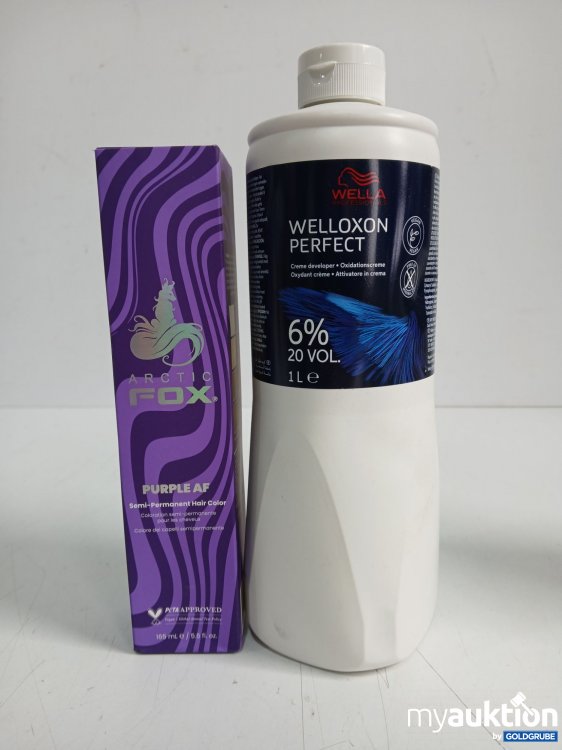Artikel Nr. 994950 Artikel Nr. 994950: WELLA Oxidationscreme 1l & ARCTIC FOX Purple Hair Color 165ml