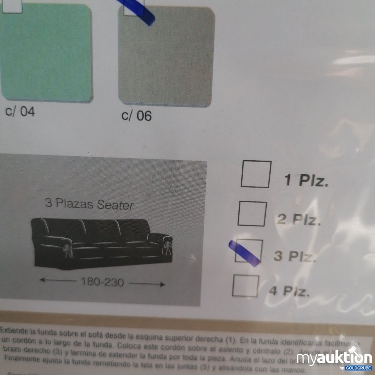 Artikel Nr. 438951: Eysa Levante praktischer Sofabezug Farbe C/06