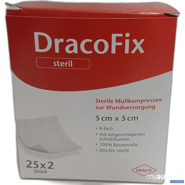 Artikel Nr. 446951 Artikel Nr. 446951: Draco Fix Mullkompresse 5x5cm, 25x2Stk
