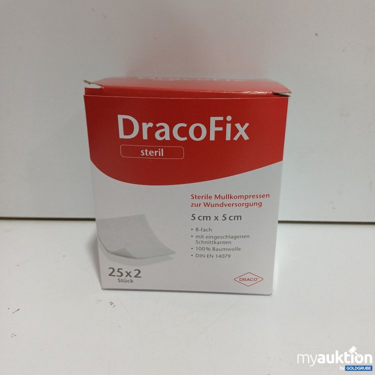Artikel Nr. 446951 Artikel Nr. 446951: Draco Fix Mullkompresse 5x5cm, 25x2Stk