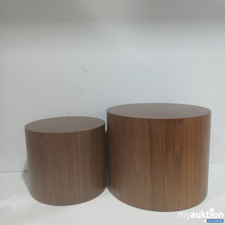 Artikel Nr. 468951 Artikel Nr. 468951: Westwing Collection Couchtisch Dan 2-teilig Walnuss Dunkelholz DEL4TPT04-102