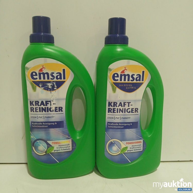 Artikel Nr. 470951: 2x1L emsal Kraft-Reiniger Stein PVC Parkett