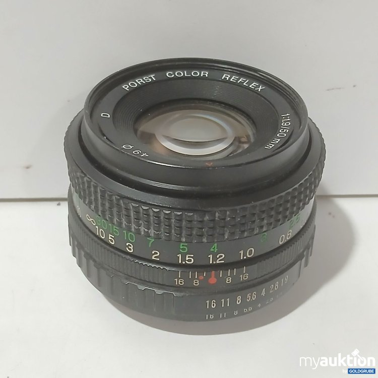 Artikel Nr. 524951: manuelles Normalobjektiv Porst Color Reflex D 1:1.9 / 50 mm (gebraucht)